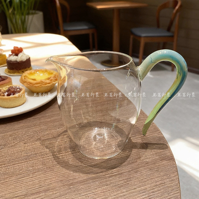 怡然凤玉千山翠公道杯手工耐热玻璃茶海耐高温分茶器功夫茶具匀杯