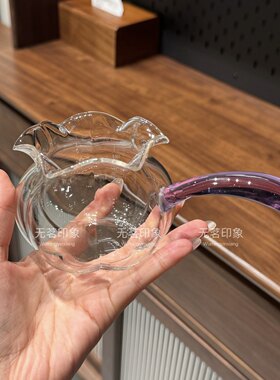耐热玻璃茶器公道杯公杯高硼硅分茶器茶具配件家用茶海茶器300ml