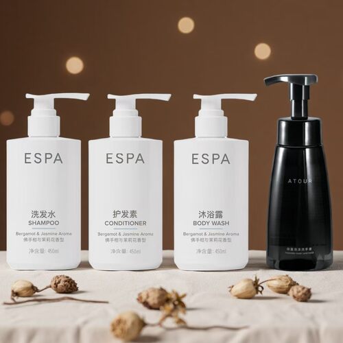 亚朵酒店同款洗手液ESPA佛手柑与茉莉花香型洗发水护发素沐浴露