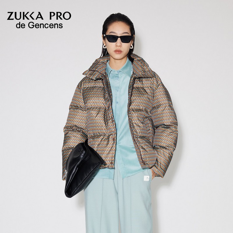 ZUKKA PRO卓卡短款羽绒服女冬季新款面包服小众设计感高端保暖