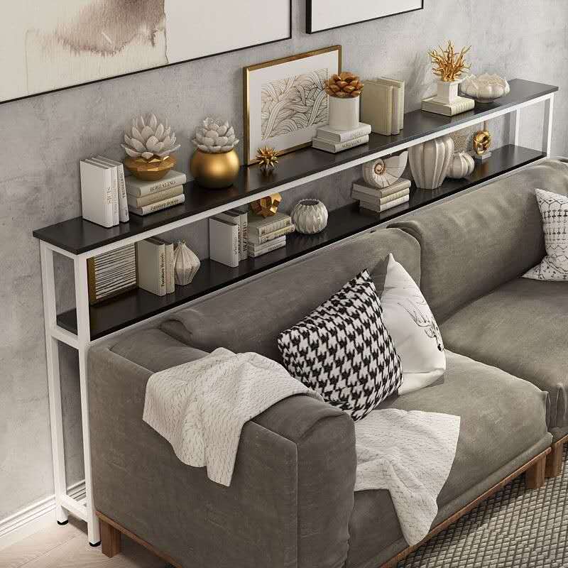 床尾床头床尾玄关后置物架简约