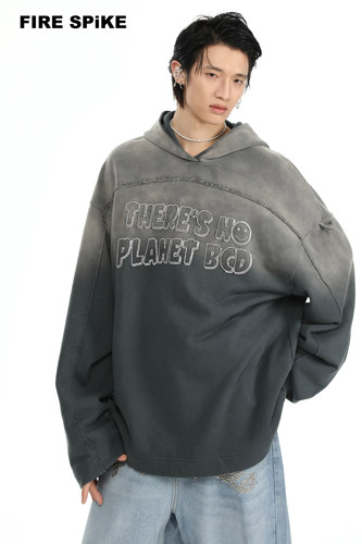 银珠刺绣毛边FIRESPIKE长袖卫衣