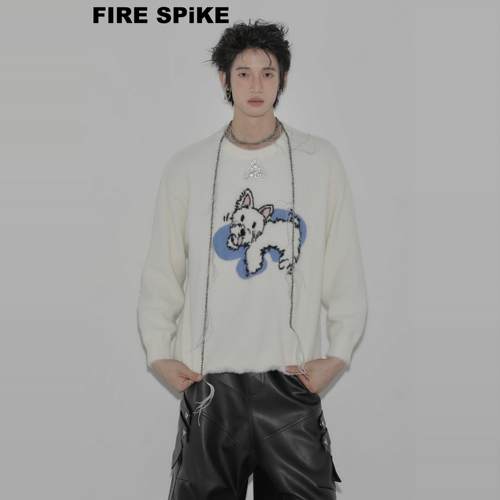 皮牌休闲标志针织毛衣FIRESPIKE