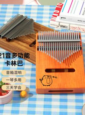 歌芮拉卡林巴拇指琴21音手指琴随身小乐器小型kalimba初学者女生