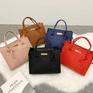 外贸女士手提包2024ladies hand bags手机包化妆包荔枝纹小购物袋