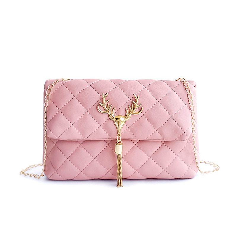 广州女包2022夏季韩版绣线菱格羊角铁流苏磁扣链条小方包单肩斜跨,箱包皮具/热销女包/男包,通用款女包,淘宝优惠券,粉丝福利购,淘宝优惠卷