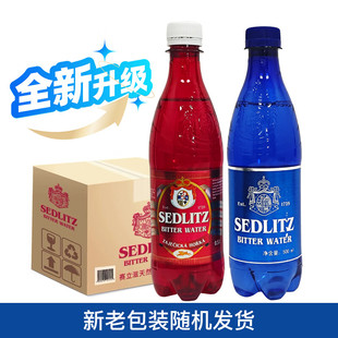 现货啵哺苦味天然矿泉水500ml*12瓶装捷克进口苦水