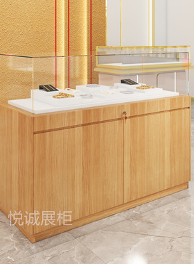 珠宝首饰展示柜透明样品展览陈列柜博物馆文物展台商场玻璃柜柜台