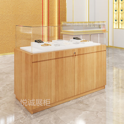 珠宝首饰展示柜透明样品展览陈列柜博物馆文物展台商场玻璃柜柜台