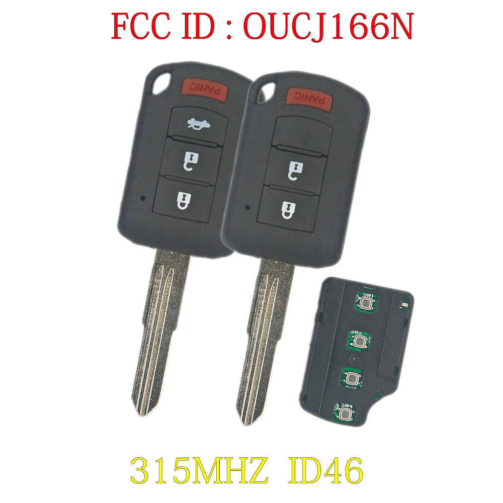 适用于新款三菱 美规 欧蓝德翼神Eclipse Galant Mirage 遥控钥匙