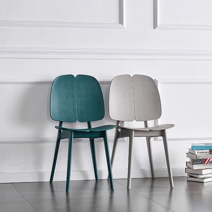 家用现代简约餐椅塑料椅子北欧网红靠背凳子书桌椅休闲椅洽谈桌