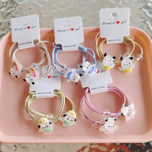 儿童发饰发圈不伤发可爱高弹力橡皮筋帕恰狗扎头绳头饰三丽鸥发绳