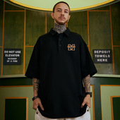 潮牌宽松纯棉夏季 t恤胖子男ins短袖 加肥加大码 男装 新款 半袖 polo衫