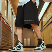 男士 薄款 夏季 休闲短裤 潮牌宽松加肥加大码 针织裤 运动直筒五分短裤