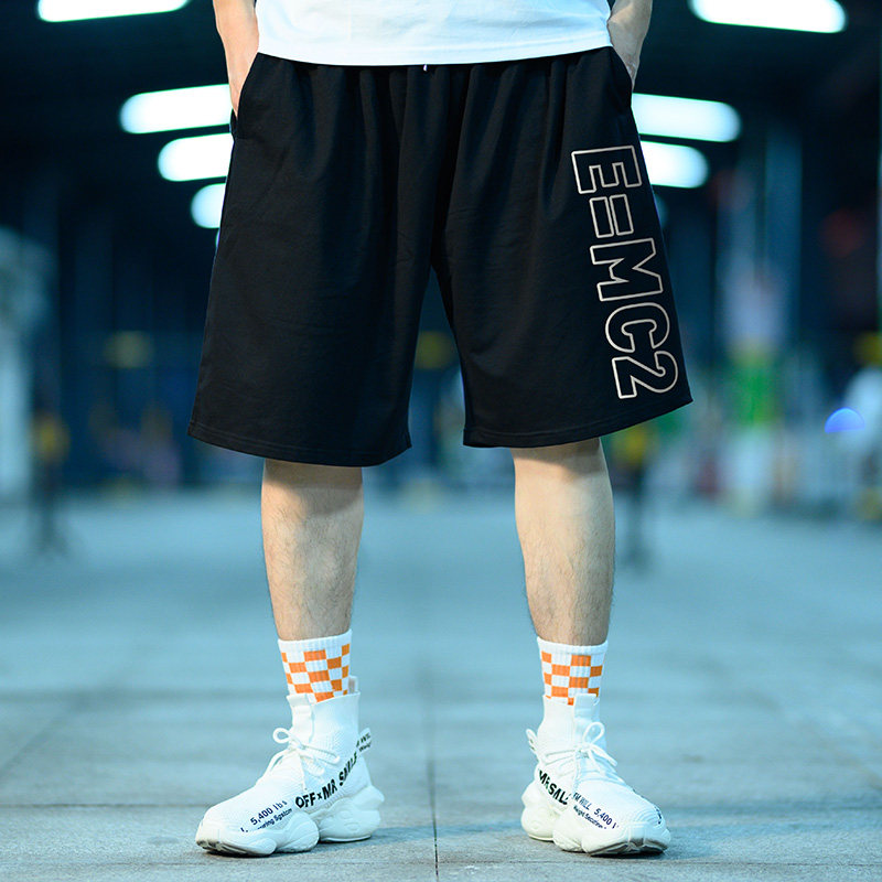 国潮嘻哈篮球大码男潮牌休闲五分短裤青少年夏季宽松中裤沙滩卫裤,男装,休闲裤,淘宝优惠券,粉丝福利购,淘宝优惠卷