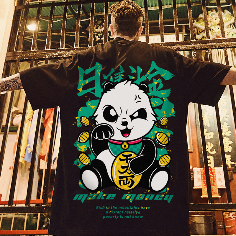 欧美潮牌国潮oversize短袖t恤