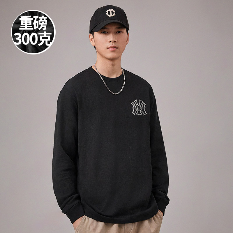 潮流大码宽松休闲长袖摩严