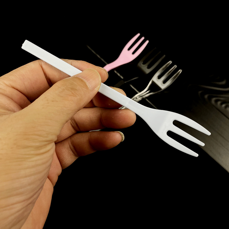 加厚塑料叉子一次性西点蛋糕沙拉