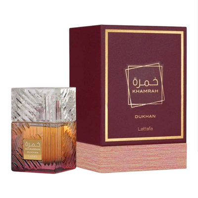 Lattafa Khamrah upscale alluring Spray perfume Dubai women