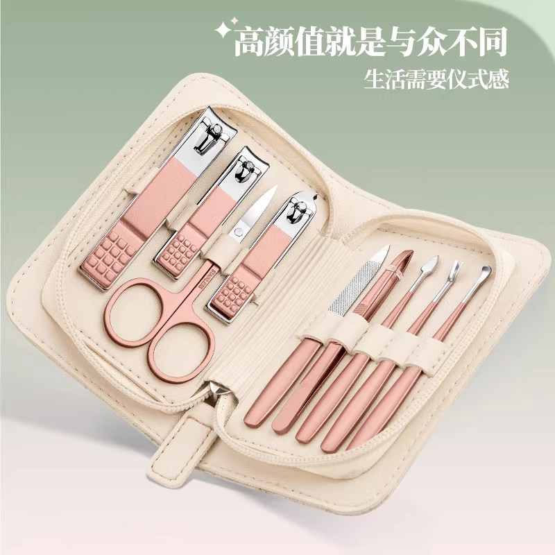 女生指甲剪套装挖耳朵勺家用女士专用高颜值可爱修甲钳工具指甲刀