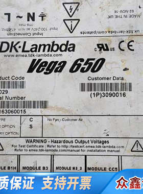 TDK-LAMBDA  Vage 650  K60029.议价