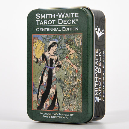 正版铁盒塔罗牌史密斯百年伟特taluo牌维特Waite Tarot韦特卡罗牌