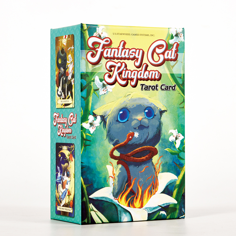 奇幻猫王国卡罗牌韦特塔牌罗Fantasy Cat Kingdom Tarot taluo 模玩/动漫/周边/娃圈三坑/桌游 桌游卡牌 原图主图