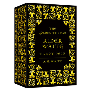 Tarot金线韦特塔罗牌正版 Thread 维特伟特卡罗牌taluo Golden The
