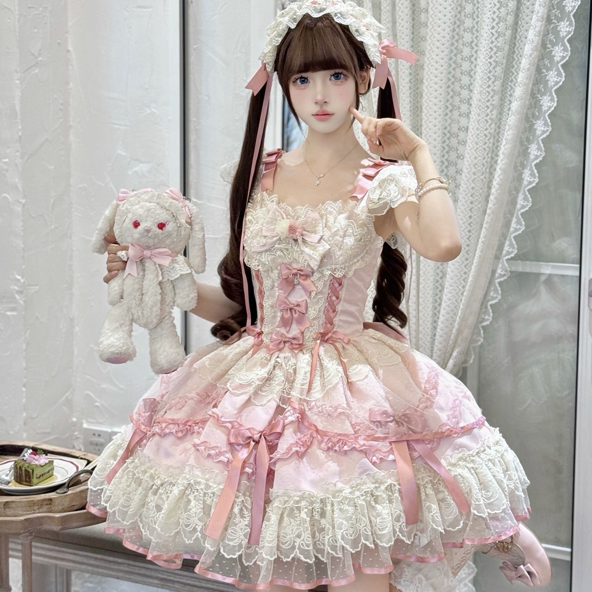 Lolita日常洋装芭蕾风公主吊带裙