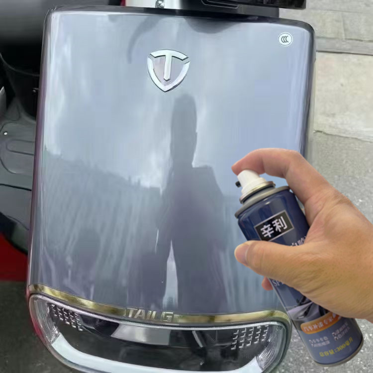 台铃电动车星河灰专用自喷漆划痕修复防锈金属漆白色红色粉色黑漆