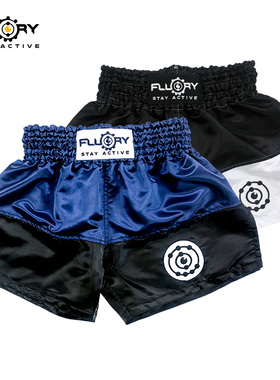 FLUORY火垒散打拳击服装男女休闲运动短裤薄款速干泰拳搏击裤定制