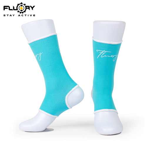 FLUORY专业护踝护腿泰拳运动防护拳击训练装备搏击护脚踝格斗护具