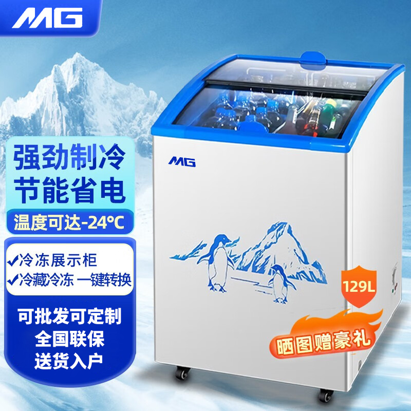 商用小型雪糕柜冷柜展示柜冰柜