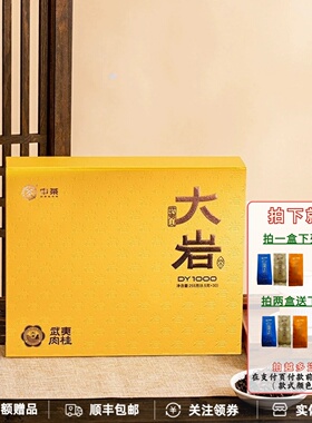 中茶海堤大岩武夷肉桂DYR1000特级乌龙茶礼盒送礼佳品255克