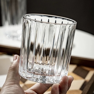 酒吧聚采 威士忌冰球杯刻花古典杯威士忌杯厚底洋酒杯 鸡尾红酒杯