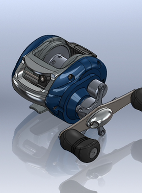 Tacom Salina钓鱼卷轴3D模型图纸 x_t step格式