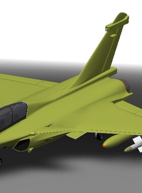 达索阵风(Dassault Rafale)战斗机模型3D图纸 SOLIDWORKS2015设计