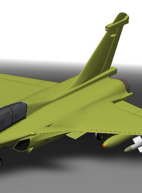 达索阵风(Dassault Rafale)战斗机模型3D图纸 SOLIDWORKS2015设计