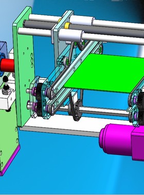 翻转机构图纸PCB板翻板机3D图纸 SOLIDWORKS设计 附STEP