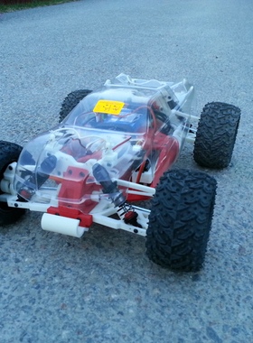 OpenRC 1:10 Truggy四驱车图纸 STP格式 STL零件 适合3D打印