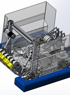 Tyai 2017 FRC麦克纳姆轮机器人车3D模型图纸 Solidworks设计