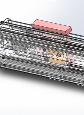 XJ120BS-L100直线模组滑台3D模型图纸 Solidworks设计