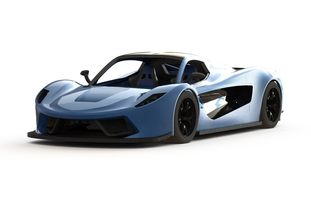 可3d打印的v8超级跑车三维建模图纸 solidworks设计 附step格式