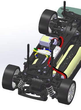 田宫tamiya tt-01 type-e底盘设计图纸 stp格式 RC遥控赛车3D建模