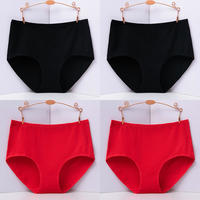 300-pound underwear for women, extra-large size, chubby mm, 200-pound chubby mom, triangle pants, pure cotton, oversized, extra-large waistband thumbnail 7