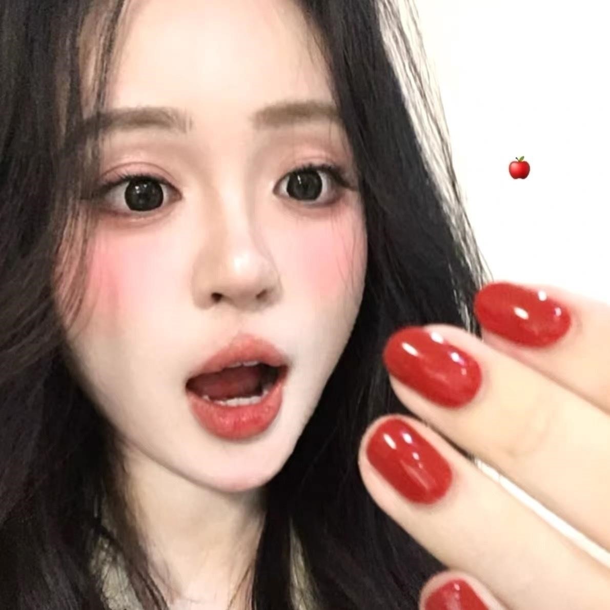 手工定制显白烂番茄苹果红气质辣妹新娘高级美甲红色穿戴甲片定制,彩妆/香水/美妆工具,穿戴甲/甲片,淘宝优惠券,粉丝福利购,淘宝优惠卷