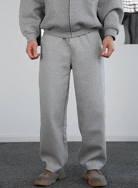 BARBRO潮牌男士卫裤男款宽松直筒休闲运动裤美式复古长裤小众百搭