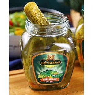 俄罗斯酸黄瓜罐头嫩黄瓜罐头小黄瓜开盖即食500克