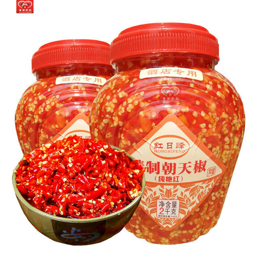 湖南辣椒酱商用朝天椒特辣剁椒酱