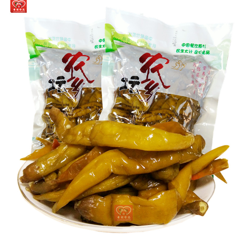 湖南特产酱辣椒咸菜农家腌制泡青椒1000克袋装开味下饭菜老坛酸椒